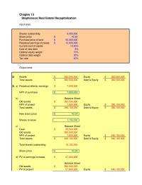 Chapter 13 Homework Equity Debt Amp Equity 390100000
