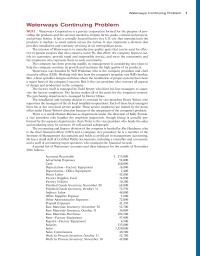 Accounting Waterways Homework Waterways Needs 460000 These Units Each Year