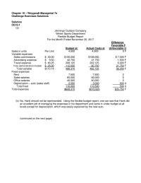 Accounting Chapter 10 Homework November 102 A Sales Variable Costs Cost