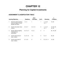 Accounting Chapter 12 Homework Net Annual Cash Flows Number Extra Mufflers