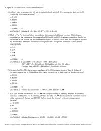 Economics Chapter 3 Financial Performance Given The Following Information Calculate