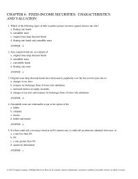 Economics Chapter 6 Treasury Bill Quote That Follows The Price