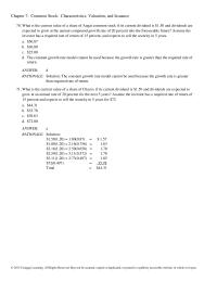 Economics Chapter 7 The Zero Growth Method Used Value