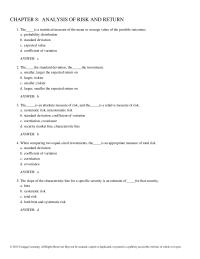 Economics Chapter 8 Arbitrage Pricing Theory b Capital Asset Pricing Model