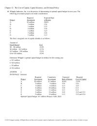 Economics Chapter 12 Whipple Industries, Inc. is in the process of determining