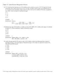 Economics Chapter 14 The Firms Marginal Tax Rate 40 what The