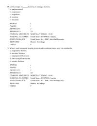 Chapter 06 The Decisionmaker Strives For Conditions Certainty c Criteria