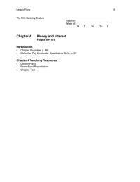 Banking Chapter 4 Homework Academic Connections 110 Annotated Instructors Edition Teaching