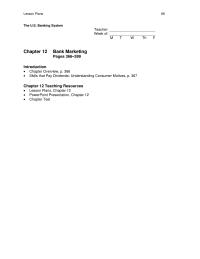 Banking Chapter 12 Homework Kinesthetic Learners 379 Tactile Learners 380