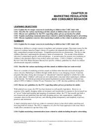 Marketing Chapter 20 Homework Conditional Access Not Condition Childs Participation