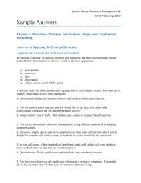 Human Resources Chapter 4 Homework Job Rotation The Person Will Their Job