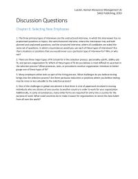 Human Resources Chapter 6 Homework Many Employers Utilize Tests Part The Hiring