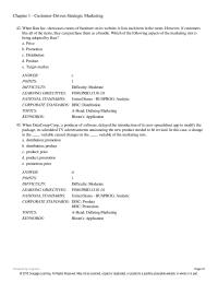 Chapter 01 National Standards United States Bus prog Analytic Corporate