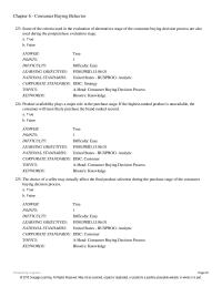 Chapter 06 Some of the criteria used in the evaluation of alternatives stage