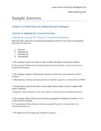 Human Resources Chapter 16 Homework I’m Going Overseas For 6month Assignment And