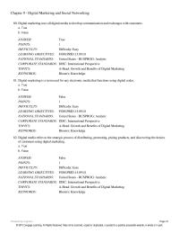 Chapter 09 Digital marketing uses all digital media to develop communication