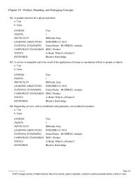 Chapter 10 Compare and contrast a line extension and a product modification