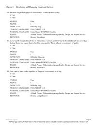 Chapter 11 Product support services are important mainly when a company wants