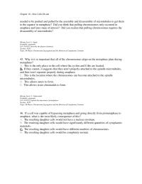 Chapter 10 Why Important That All The Chromosomes