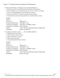 Chapter 13 The Firm Probably Using Maintain Contact With