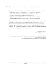 Chapter 6 Mergers And Acquisitions Are Often Driven