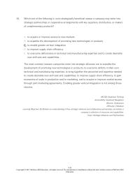 Chapter 6 Which One The Following Strategically Beneficial