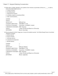 Chapter 15 Often when a company introduces a new product or line extension