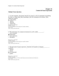 Chapter 16 The Maintenance Constant Environment Cell Called