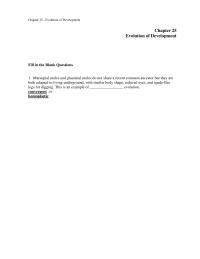Chapter 25 Marsupial Moles And Placental Moles Not Share