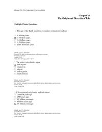 Chapter 26 The Age The Earth According Modern Estimations