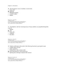 Chapter 34 The Nitrogenous Waste Mollusks Removed Flame