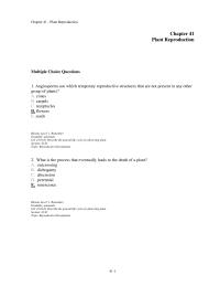 Chapter 41 Angiosperms Use Which Temporary Reproductive Structures That