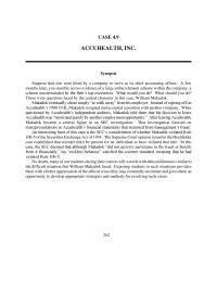 Accounting Chapter 4 Homework An SEC investigation revealed that for more than a decade