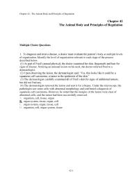 Chapter 42 Which The Following Not Level Organization The