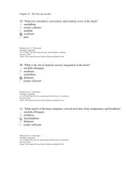 Chapter 43 Where Correlation Association And Learning Occur