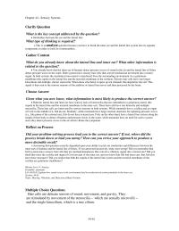 Chapter 44 Sensory Systems Clarify Question What The