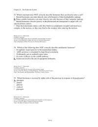 Chapter 45 Which Statement Does Not Correctly Describe