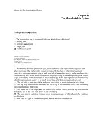Chapter 46 The Mammalian Jaw Example What Kind Moveable