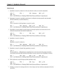 Chapter 5 Focus groups, while useful, take considerable time
