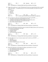 Chapter 7 Which of the following can be considered to be a pretest?
