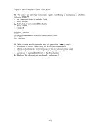 Chapter 50 The Kidneys Are Important Homeostatic Organs