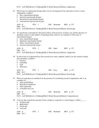 Chapter 9 Which The Following Critical When Conducting Experimental
