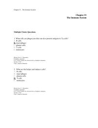 Chapter 51 What Cells Are Phagocytes That Can Also