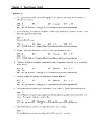 Chapter 11 A question covering several issues at once is referred