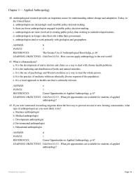 Appendix I Bachelors Degree Anthropology Best Prepared To Work