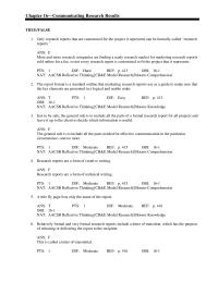 Chapter 16 Where should Jan Place These Charts The Research