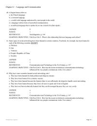 Chapter 6 Communication And Technology The