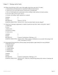Chapter 9 Answer Points References Family Structure