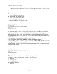 Chapter 57 Ecosystem Both Energy And Nutrients Cycle