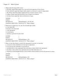 Chapter 14 Answer Points References Defining Religion 347 Learning